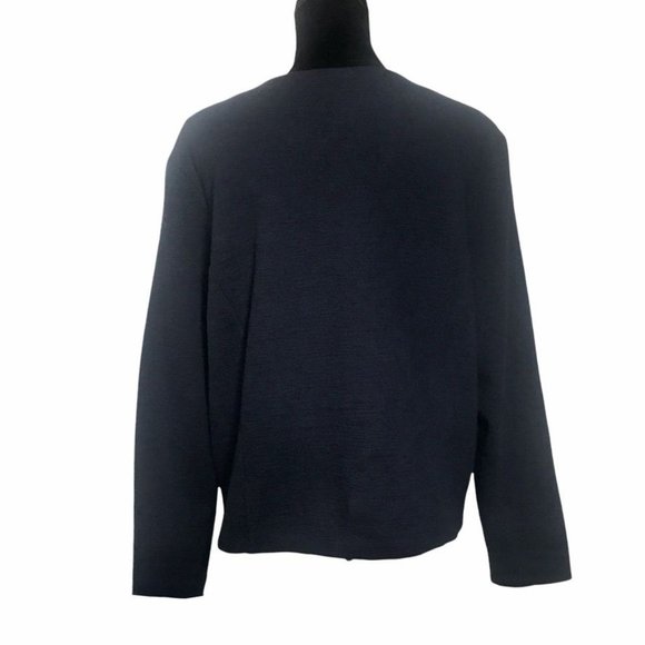 Banana Republic Snap Front Jacket in Navy Blue - Size Extra Large - Picture 4 of 6